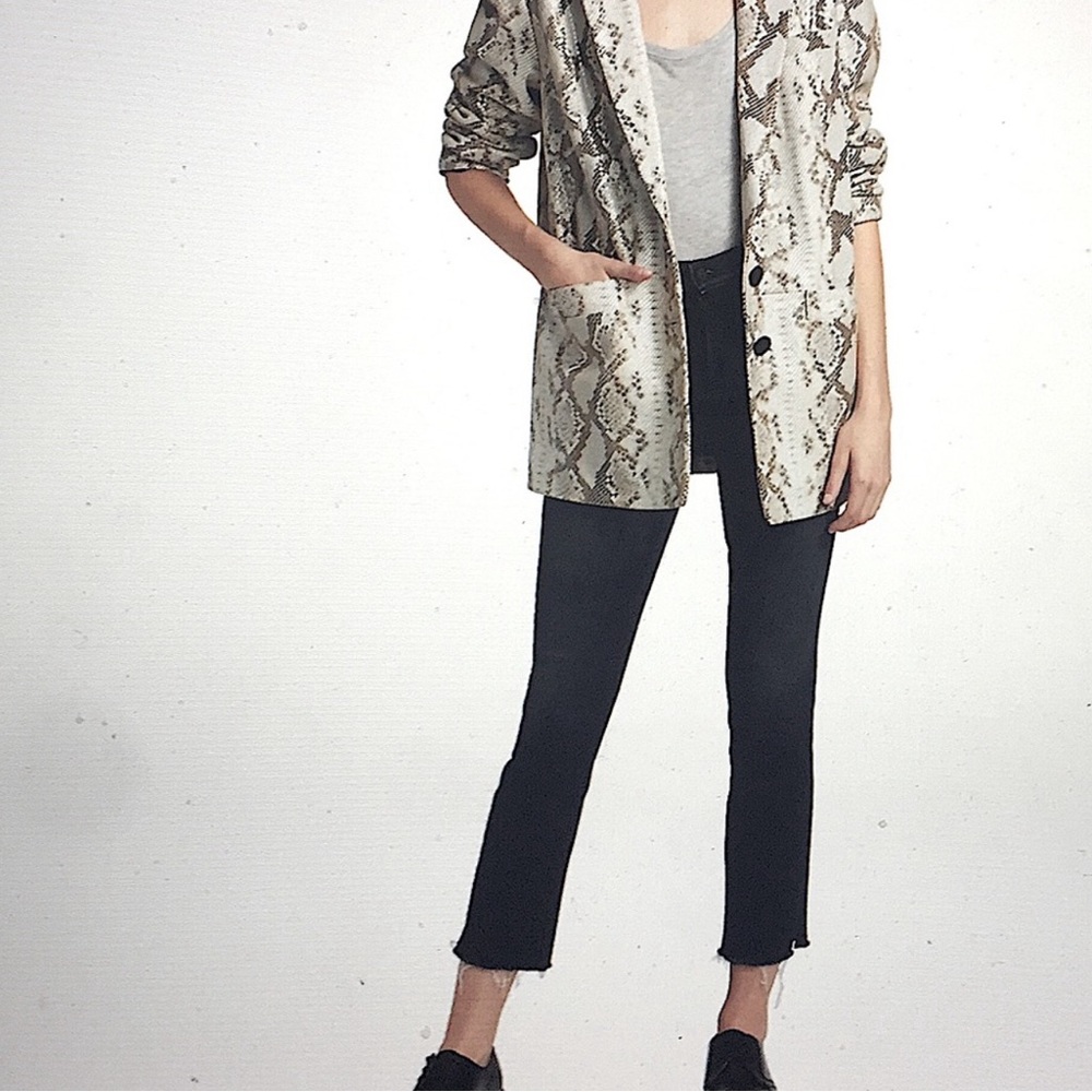 Mother Denim Rascal Ankle Snippet, Night Hawk (Fa… - image 4